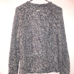 Columbia Blue Wool Blend Cardigan  Sweater Size M Large Buttons